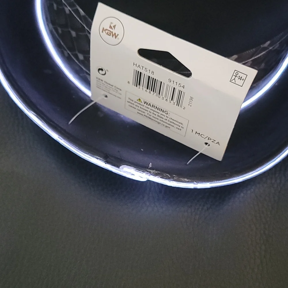Happy new years. Lighted top hat..nwt.